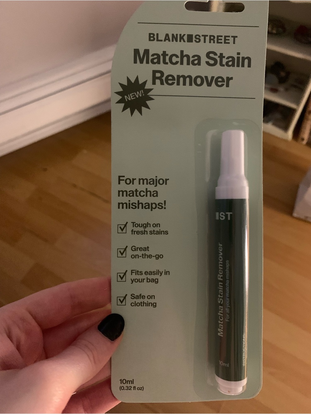 matcha stain remover from blank street coffee — limited edition